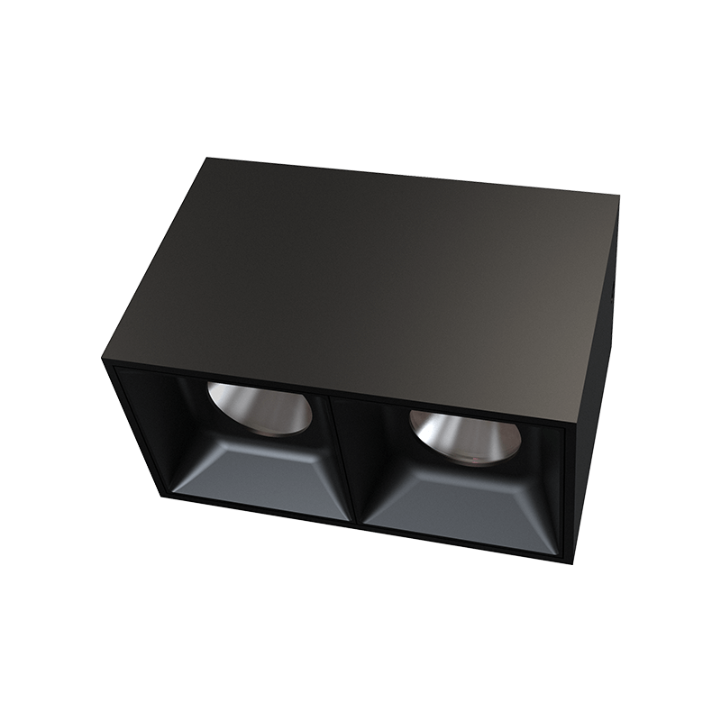 Накладной LED светильник 30° 16 Вт черный Yeelight Pro Double head surface mounted bold lamp black Серия S21