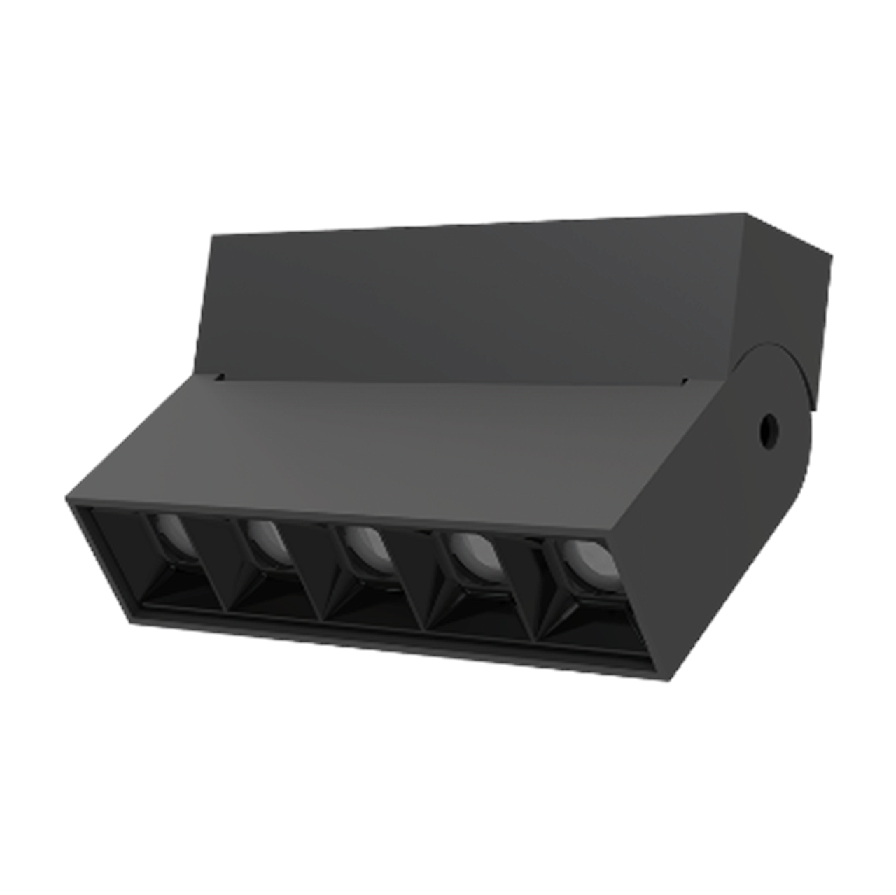 Умный трековый светильник складной 60° 15Вт 5 точек прожектор Yeelight Pro Recessed Magnetic Folding Spotlight-5 spots-Black Серия S21