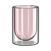 Стакан Levitate Water Glass (розовый)