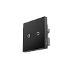 Умный выключатель 2 клавиши проводная версия черный Yeelight Pro Smart switch (N L wire version) 2 key Серия M20
