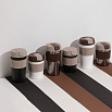 Термостакан-непроливайка KissKissFish Rainbow Vacuum Coffee Tumbler (чёрный, серый)